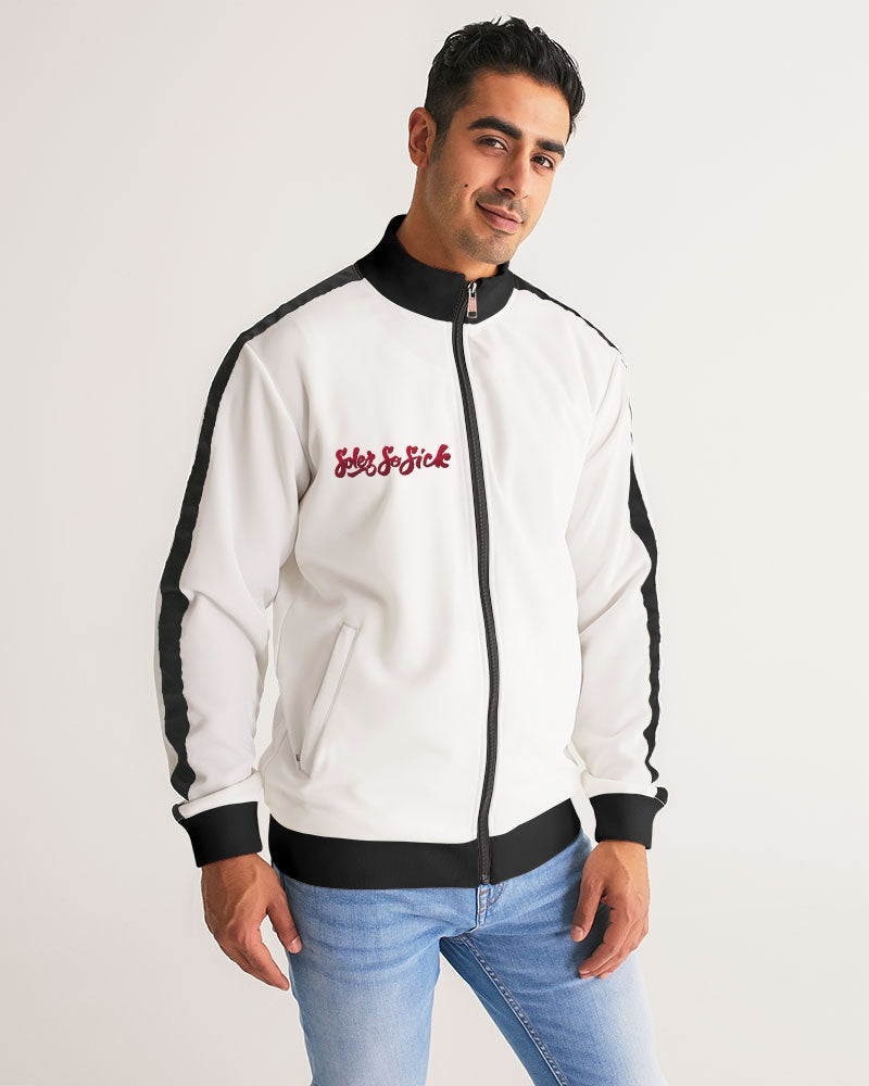 Signature Solez 2 Men's Stripe-Sleeve Track Jacket