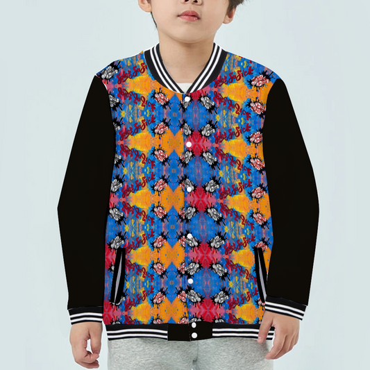 SolezSoSick Kids' Slim Fit Thin Japanese Baseball Jacket