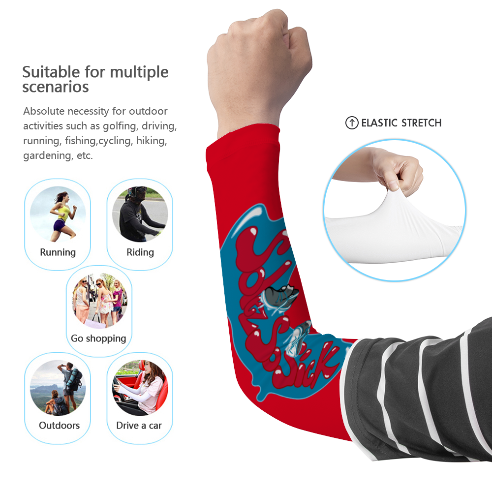 Protection Ice Arm Sleeves (Red)