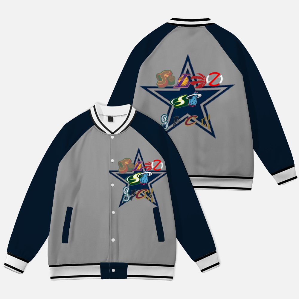 Sports Letters Baseball Jacket