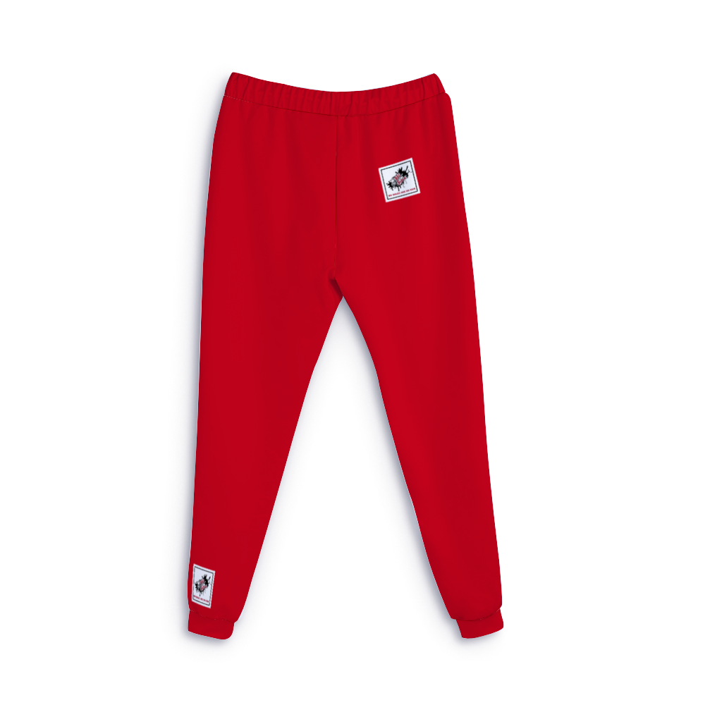 "Quoted" Sweatpants (Red)