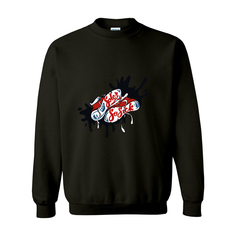 Sneaker Logo Sweatshirts Long Sleeve