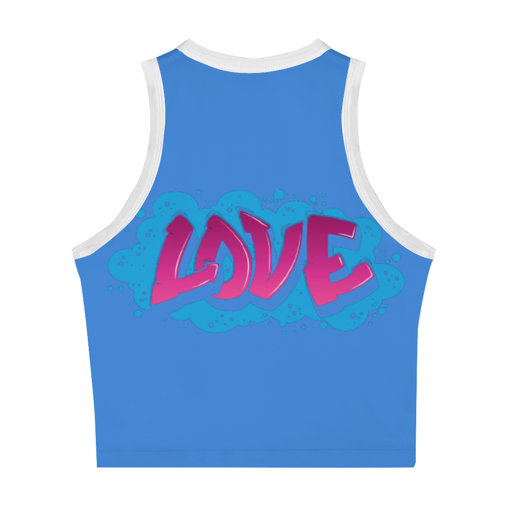 Women's Sleeveless Crop Top Tank Top