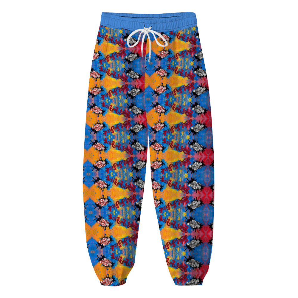 Windbreaker Pants (Multi-Color Graffiti)