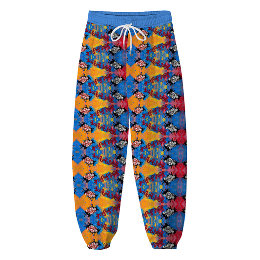 Windbreaker Pants (Multi-Color Graffiti)