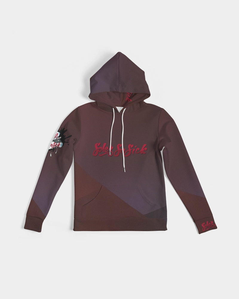 Women's Hoodie "Burgundy Design"