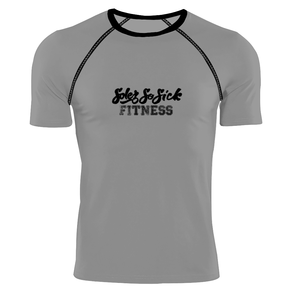 SolezSoSick Fitness Tops Stretchable Quick Drying Sports Tees