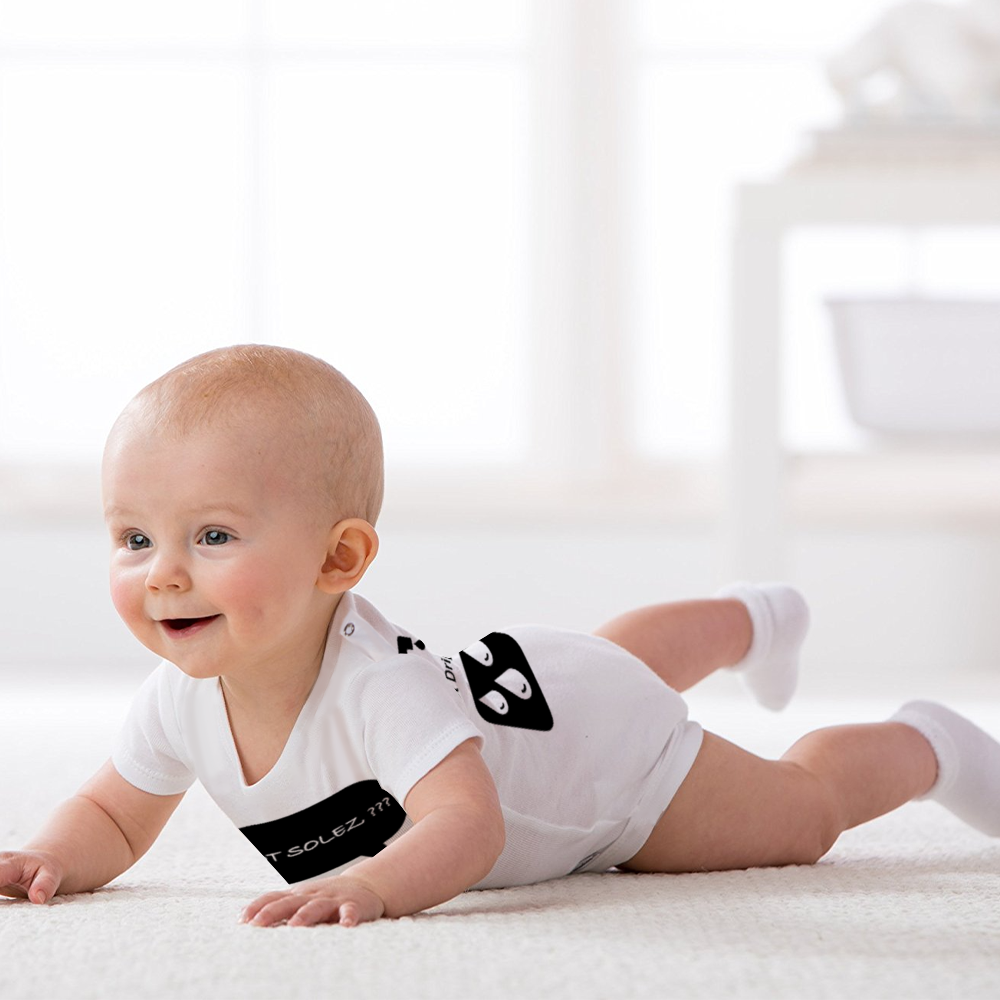 "Quoted" Baby Onesie (White)