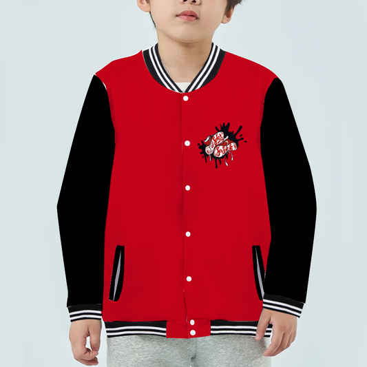 SolezSoSick Kids' Slim Fit Thin Japanese Baseball Jacket