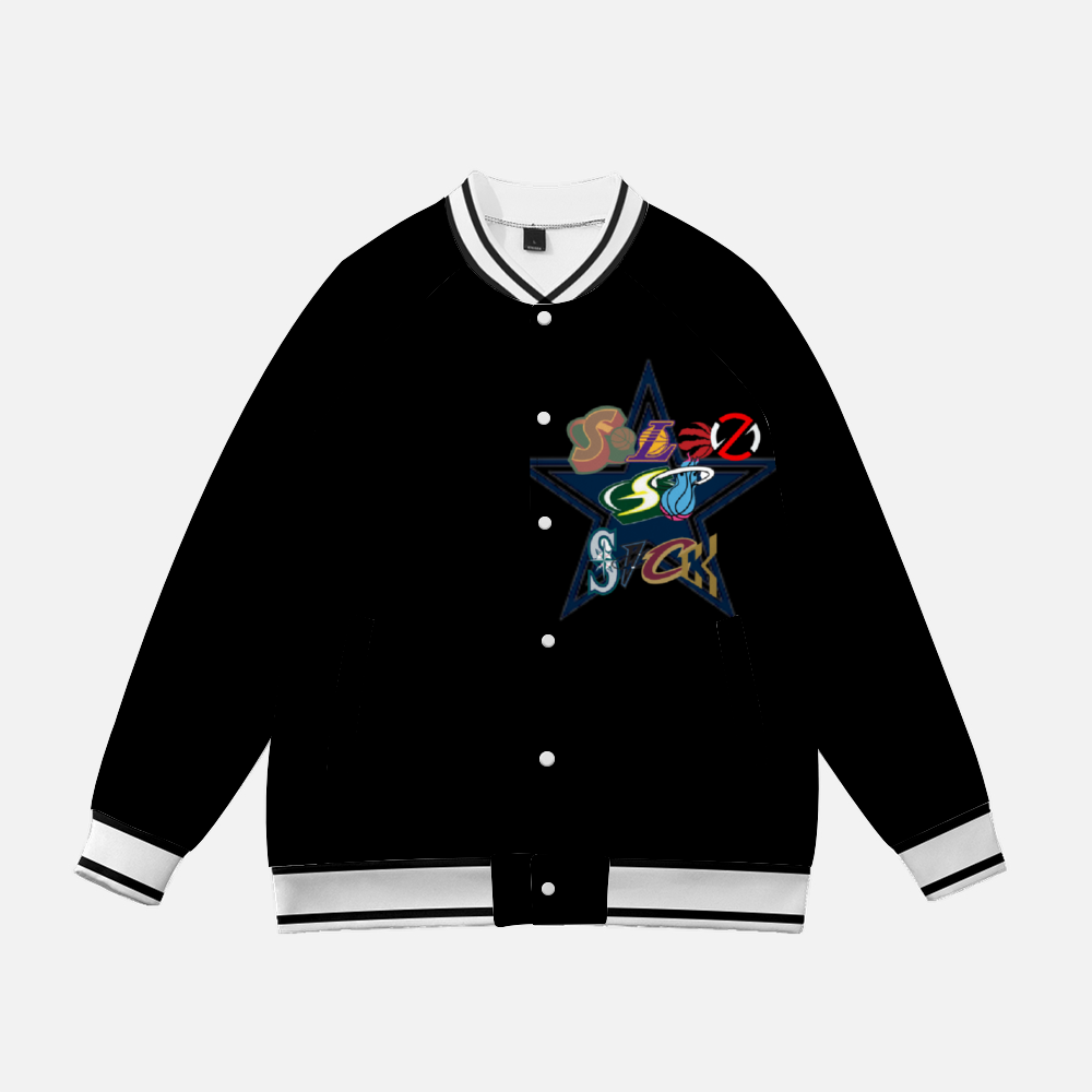 Sports Letters Baseball Jacket