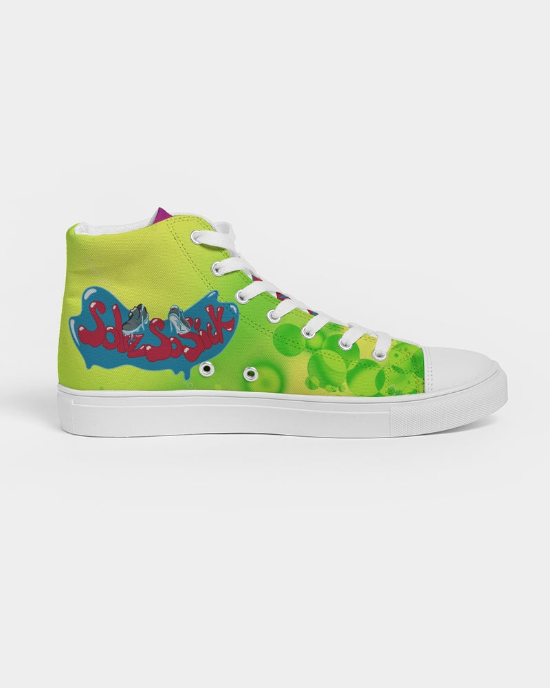 Slime Solez Men's Hightop Canvas Shoe