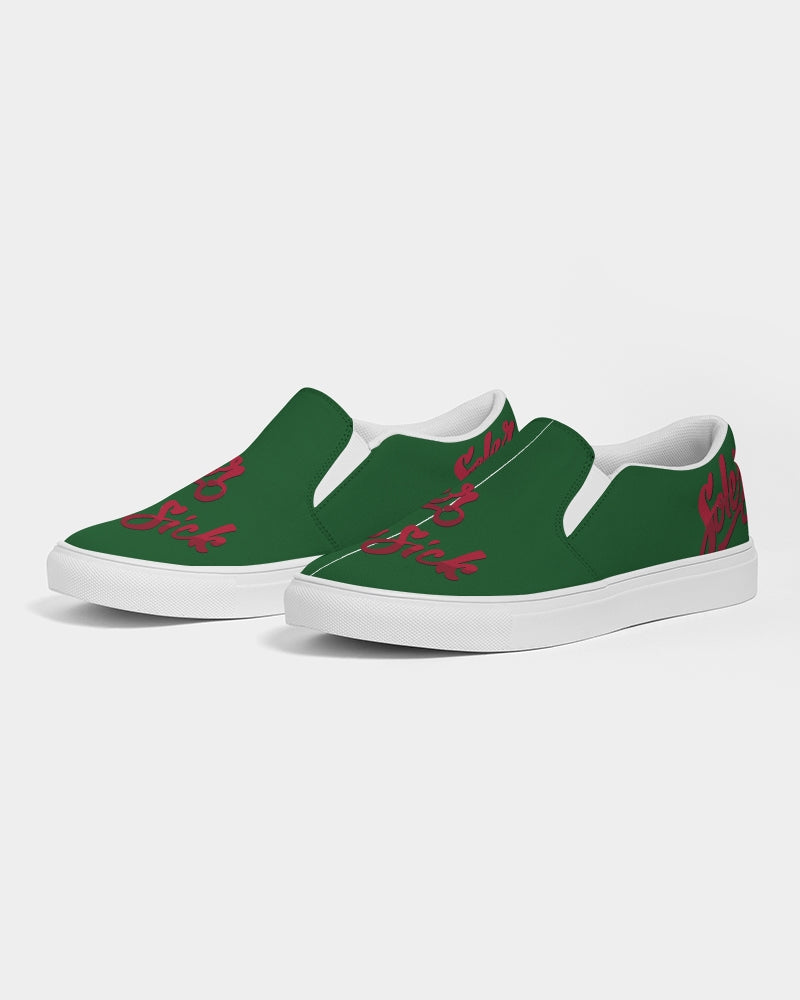 Men's Slip-On Canvas Shoe (Green)