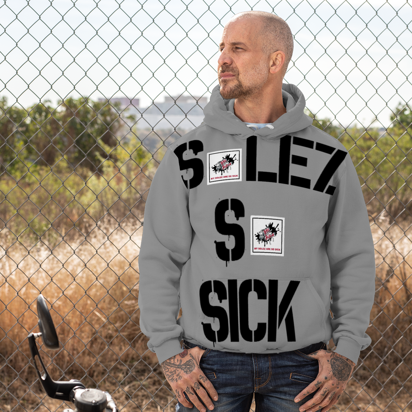 SolezSoSick Plush Hoodie with Pockets