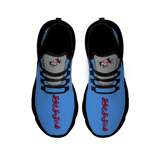 Casual Fashion Sneakers (Blue) with White or Black Solez