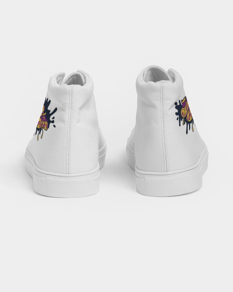 Men's High Top Canvas Shoe (White)