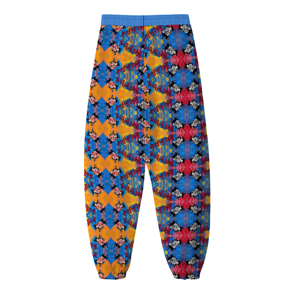 Windbreaker Pants (Multi-Color Graffiti)