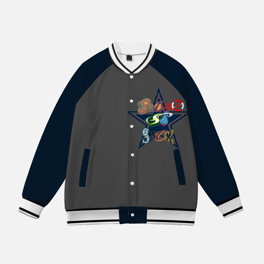 Sports Letters Baseball Jacket