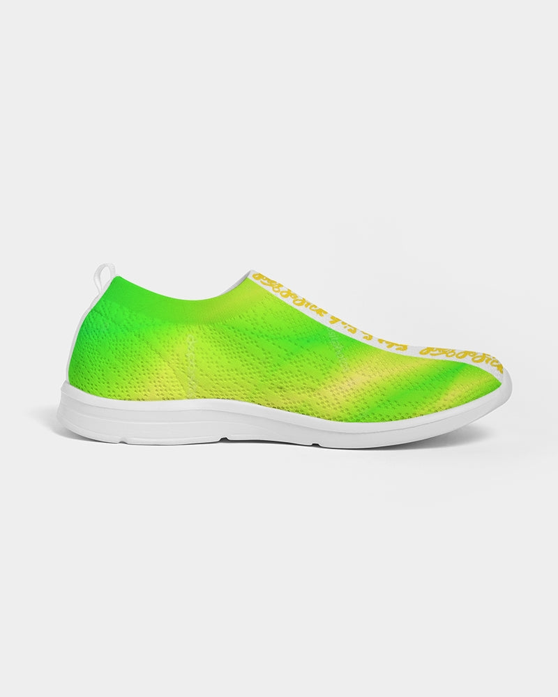 Women's Slip-On Flyknit Shoe (Lime Green)