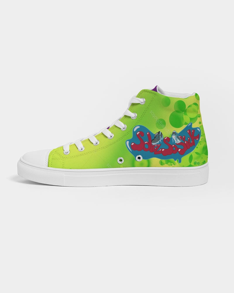 Slime Solez Men's Hightop Canvas Shoe