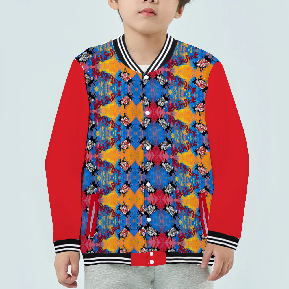 SolezSoSick Kids' Slim Fit Thin Japanese Baseball Jacket