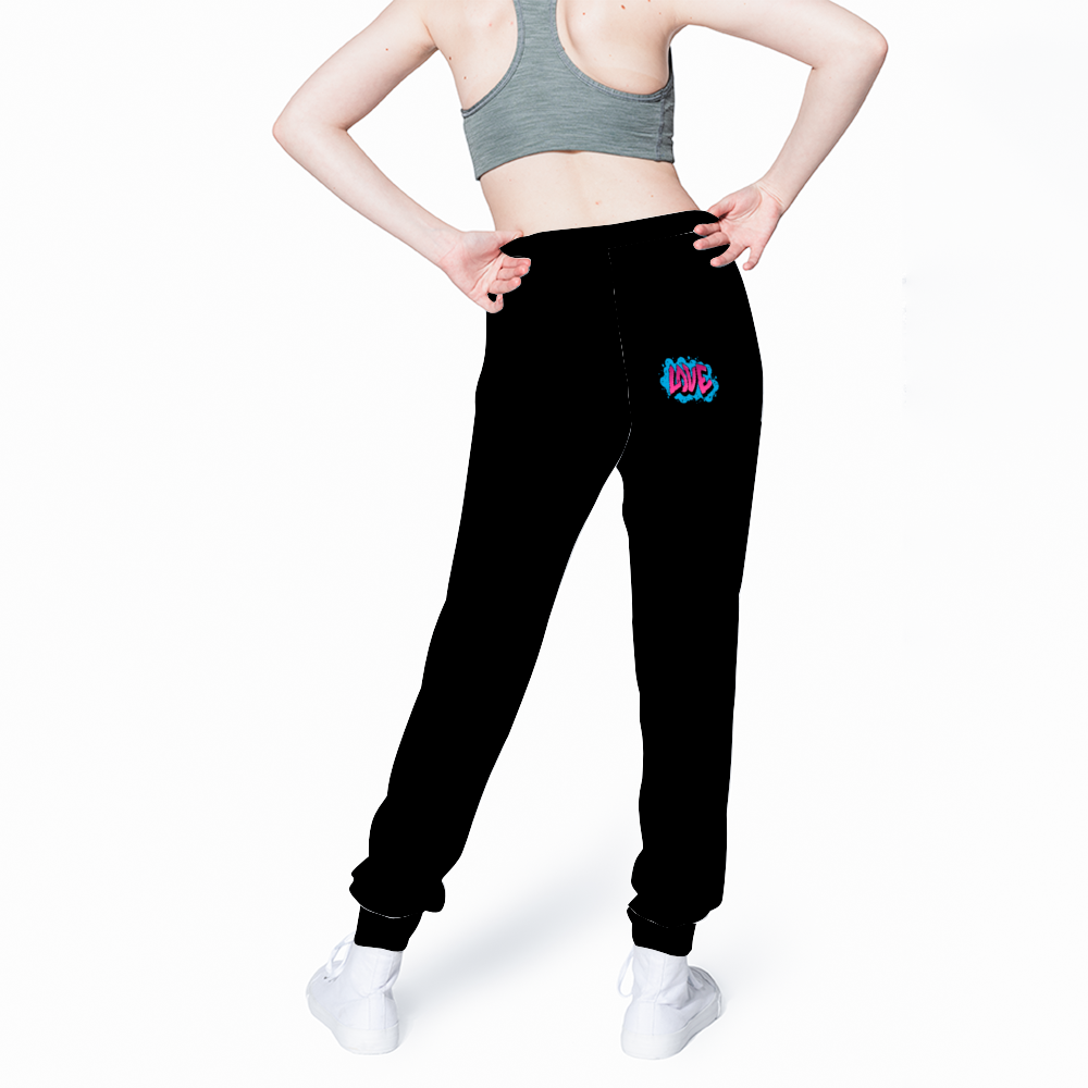 "LOVE In Color" Sweatpants (Black)