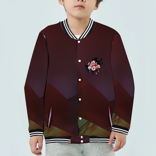 SolezSoSick Kids' Slim Fit Thin Japanese Baseball Jacket