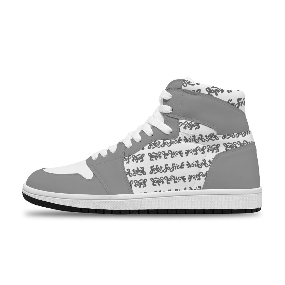 SolezSosick Grey/White High Tops