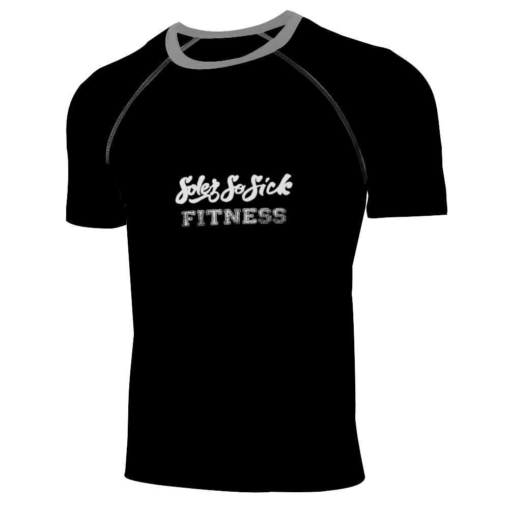 SolezSoSick Fitness Tops Stretchable Quick Drying Sports Tees